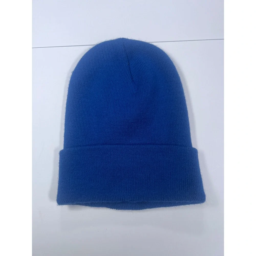 Carhartt Beanie Unisex One Size Blue Acrylic Logo Patch Watch Hat 101070 H75